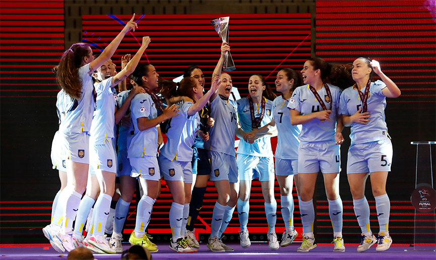 España revalida su título de Campeona de Europa de Fútbol Sala Femenino con una inconmensurable Silvia Aguete