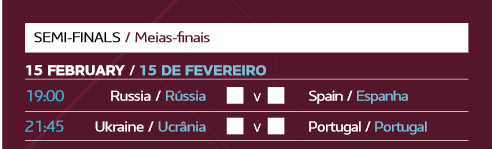 Habrá streaming para ver la Semifinal entre España y Rusia