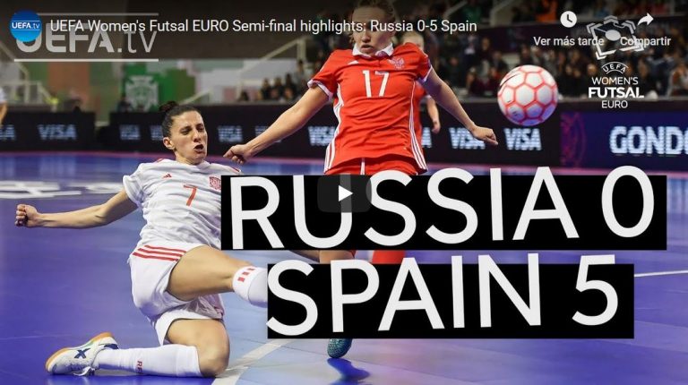 Resumen de la Semifinal entre España y Rusia