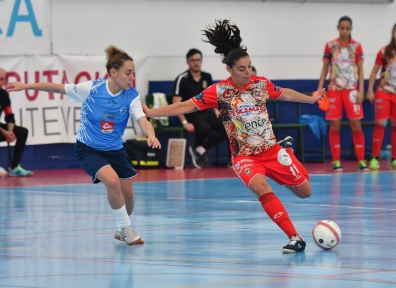 Andrea Feijoo (Jugadora Majadahonda FSF): "Mantengo la ilusión con la que empecé la temporada y me encuentro motivada para seguir aprendiendo y mejorando."