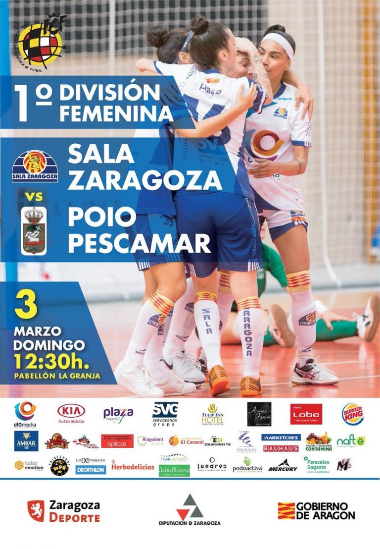Emisión en Directo: Sala Zaragoza - Poio Pescamar FSF. Jornada 19