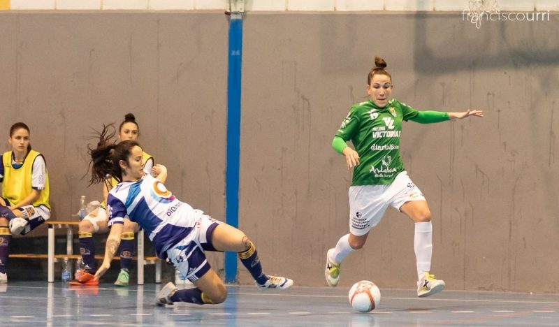 Inma Sojo (Guadalcacín FS CD): "Ahora con el equipo al completo vamos a por esta segunda vuelta y a salir de la zona baja.". Foto Francisco Urri/Diario de Jeréz