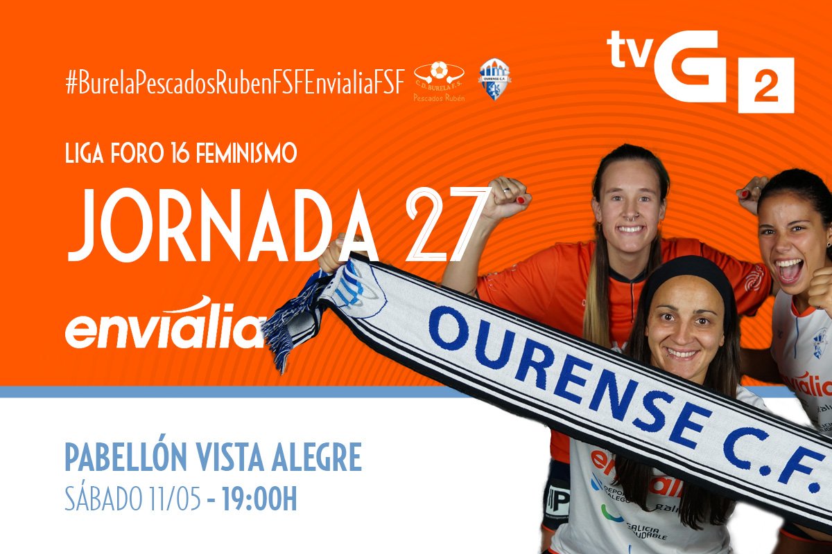 Emisión en Directo: Pescados Rubén Burela - Ourense Envialia FSF. Jornada 27