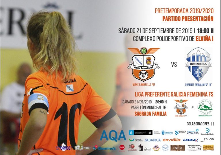 Las herculinas del Viaxes Amarelle FSF se presentan ante su público