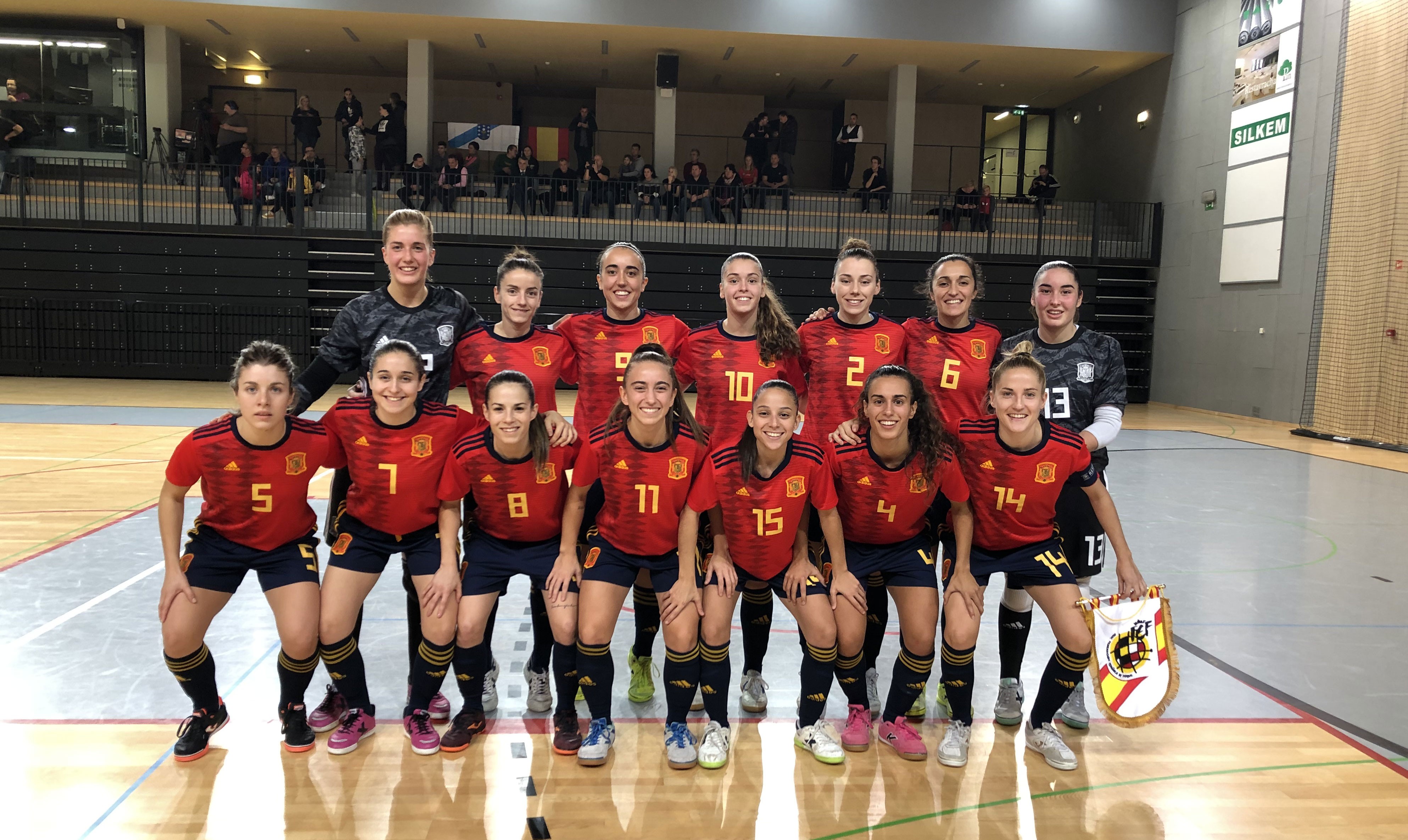 La Selección Española de Fútbol Sala Femenino gana 11-0 a Eslovenia en el primer amistoso