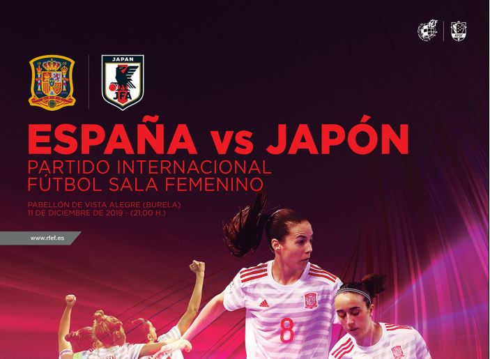 La Selección Española Femenina de Fútbol Sala gana 4 a 2 a Japón en su segundo amistoso