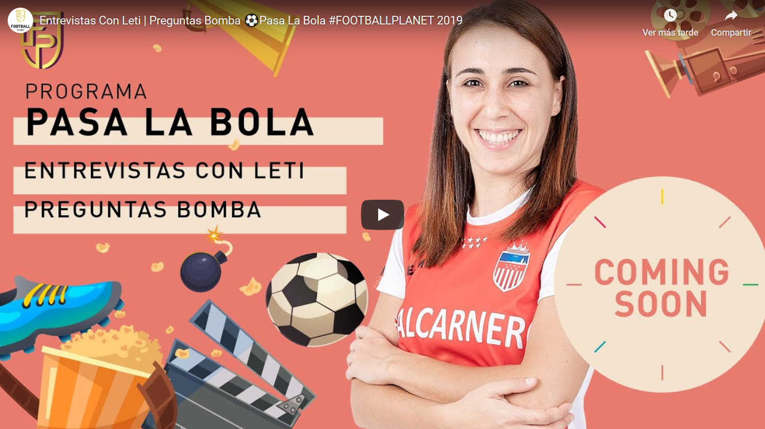 Entrevista a Vane Sotelo en el espacio "Pasa la Bola" del Canal Football Planet