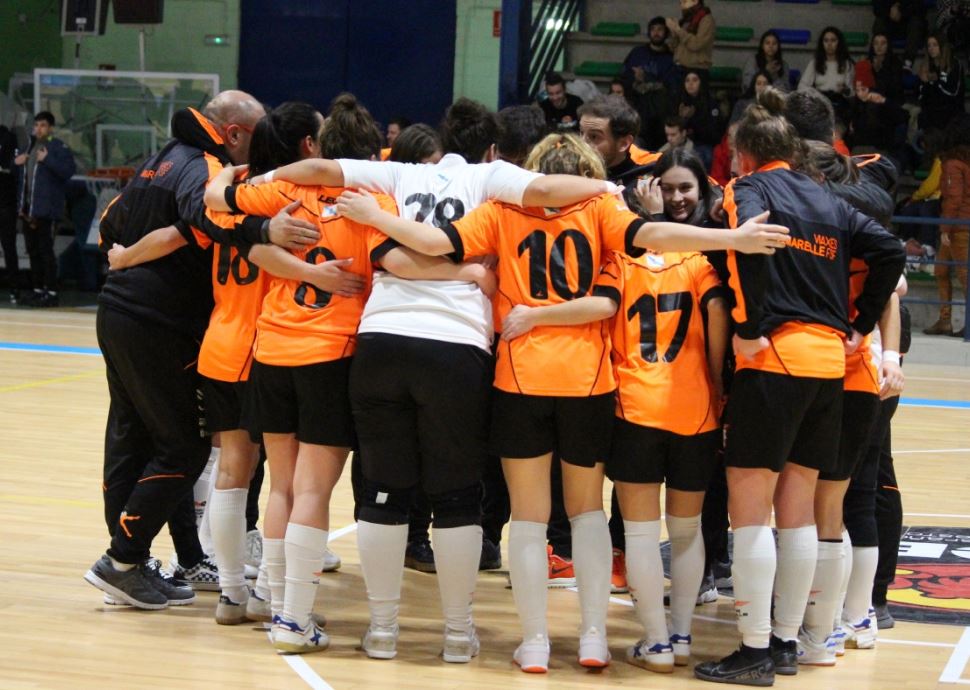 Viaxes Amarelle FSF Campeón de Liga del Grupo 1º de 2º División de Fútbol Sala Femenino