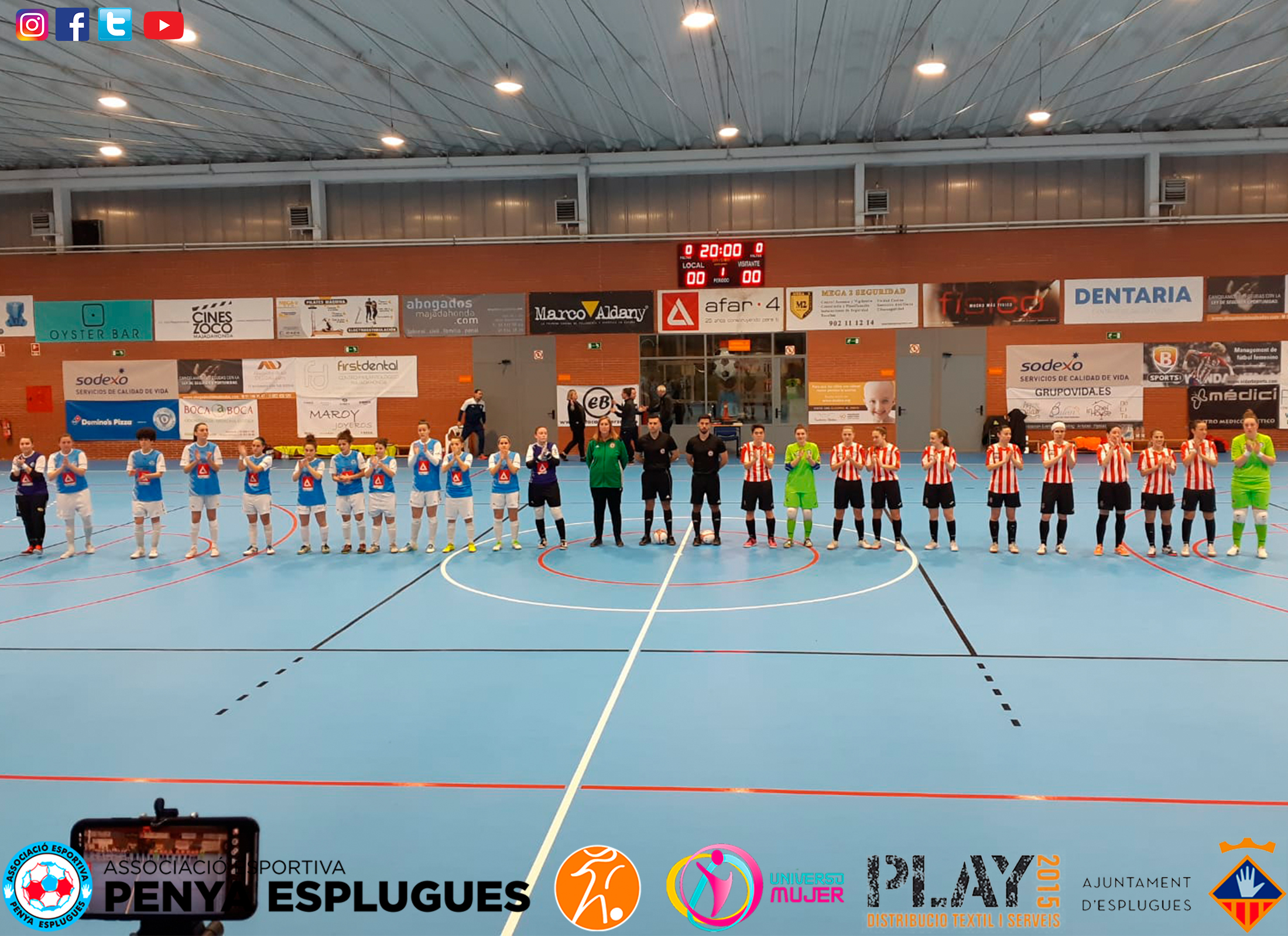 Crónica: FS Majadahonda - AE Penya Esplugues. Jornada 20ª. 1ª División de Fútbol Sala Femenino