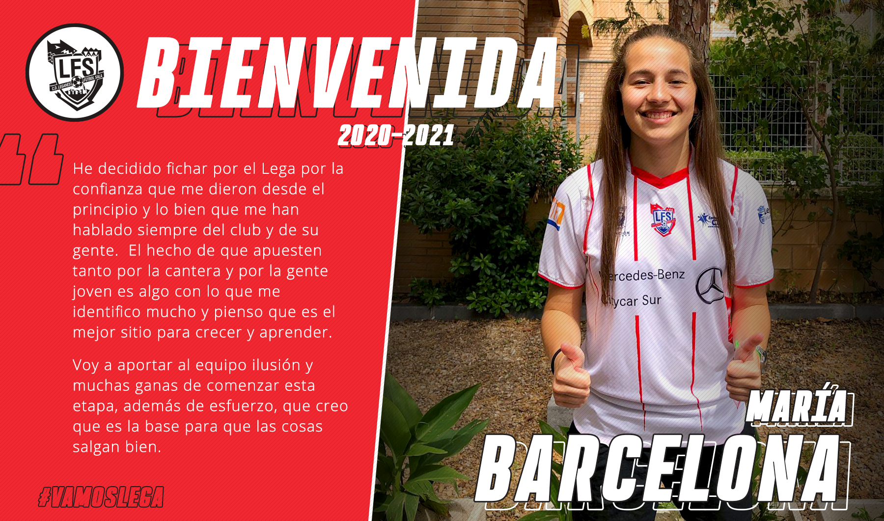 La joven María Barcelona se convierte en la segunda incorporación del CD Leganés FS