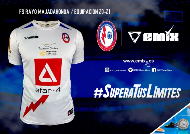 Emix, nuevo sponsor técnico de Rayo Majadahonda Fútbol Sala