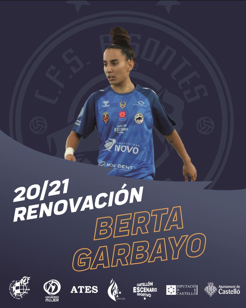 Berta Garbayo renueva por Bisontes Castellón FSF