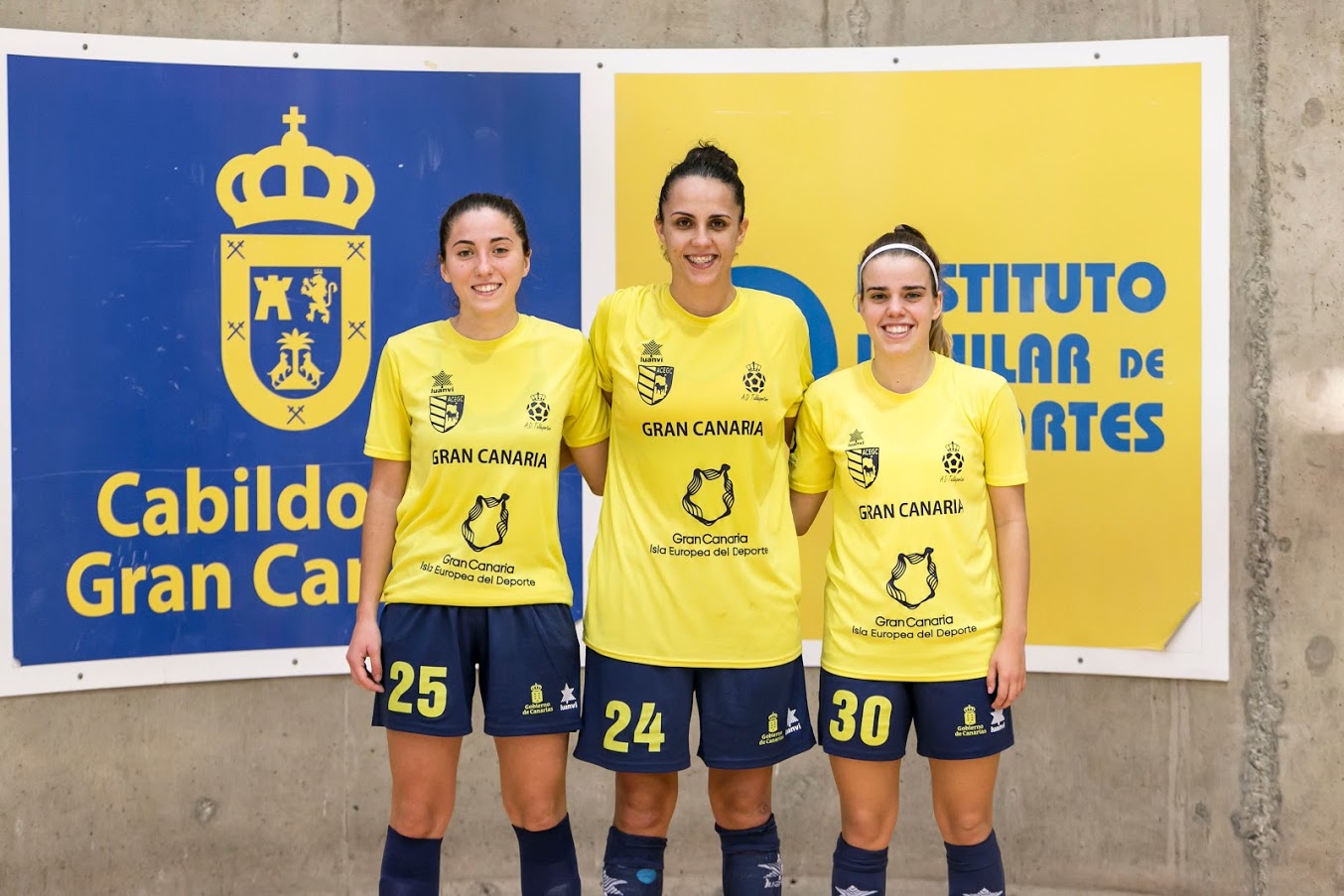 Gema, Andrea y Yaneisy, primeros frutos del filial de Gran Canaria Teldeportivo
