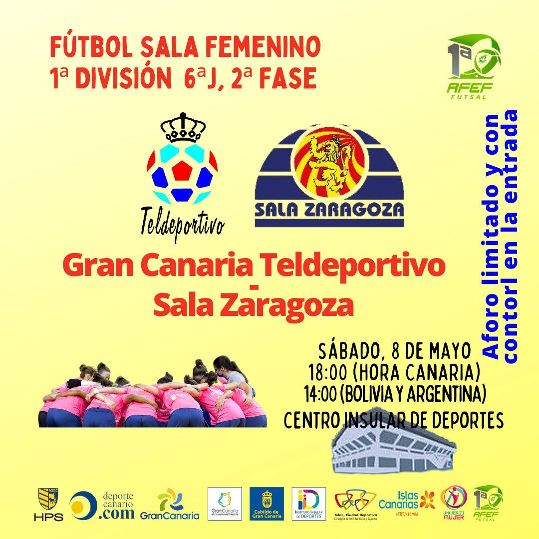 Previa del Partido: Gran Canaria Teldeportivo - Sala Zaragoza