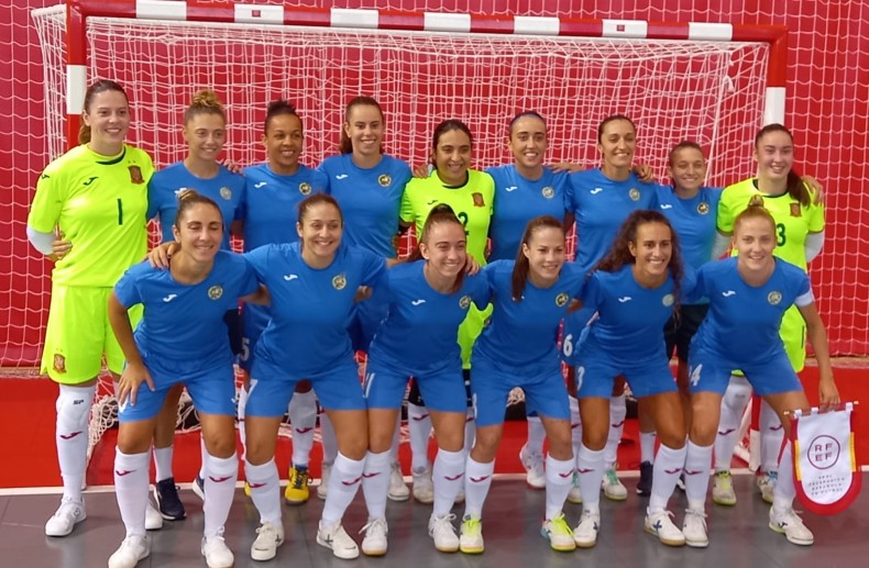 La Selección Española vence a Ad Alcorcón FSF en su primer amistoso