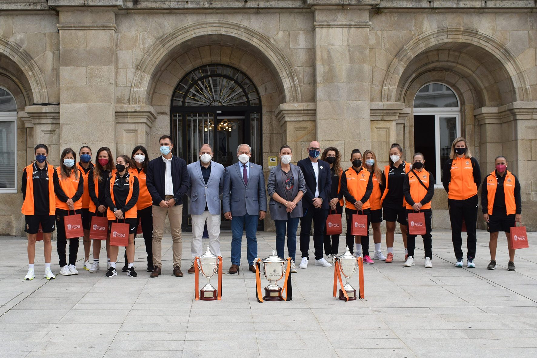 La Diputación de Lugo homenajea a las Guerreiras