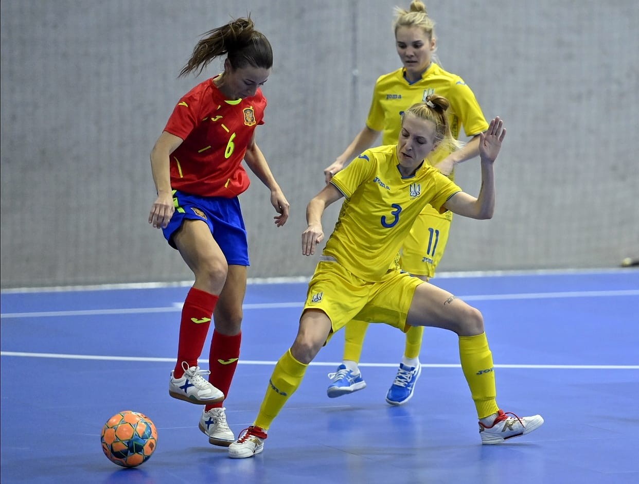 La Selección Española de Fútbol Sala Femenino gana 0 – 7 a Ucrania en el primer amistoso