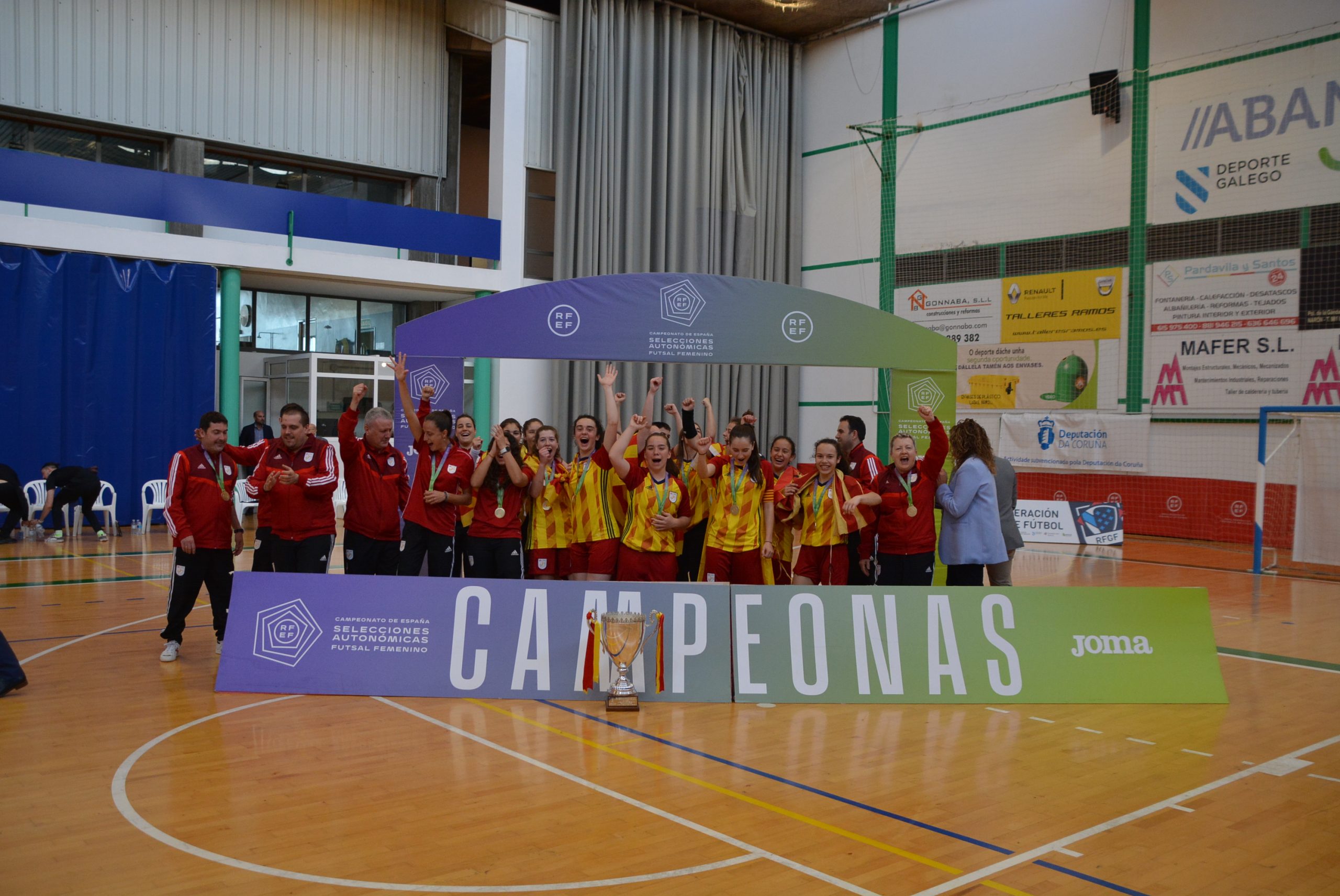 Selección Catalana de Fútbol Sala Femenino de España de Selecciones Autonómicas en categoría Sub 16