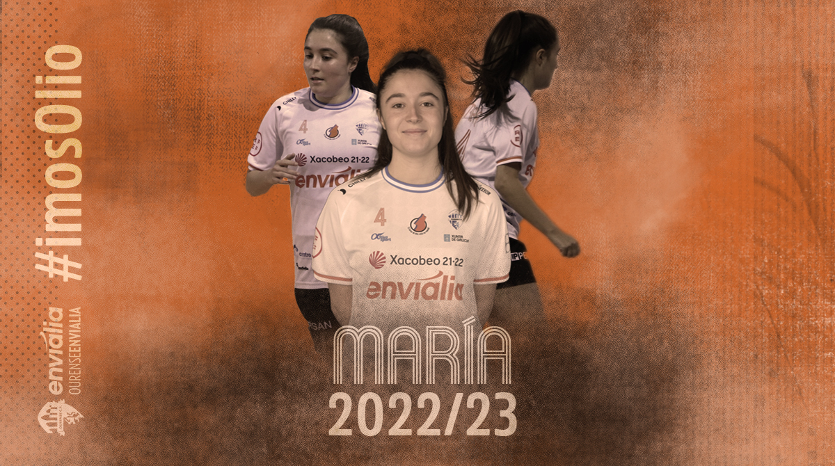 María, jugadora de Ourense Envialia FSF renueva por el conjunto ourensano