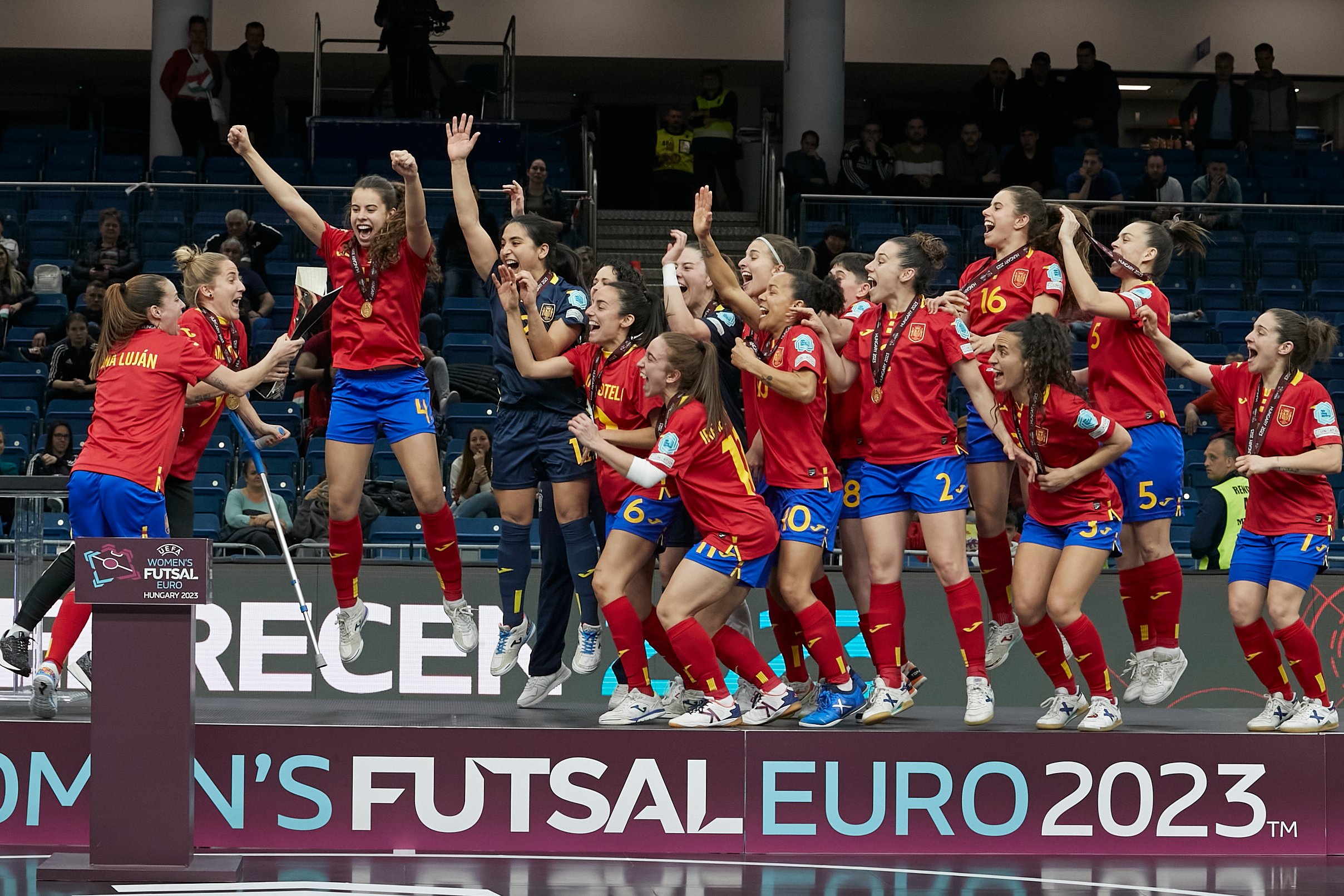 La Selección Femenina de Fútbol Sala marca una época con su tercer título de Campeonas de Europa