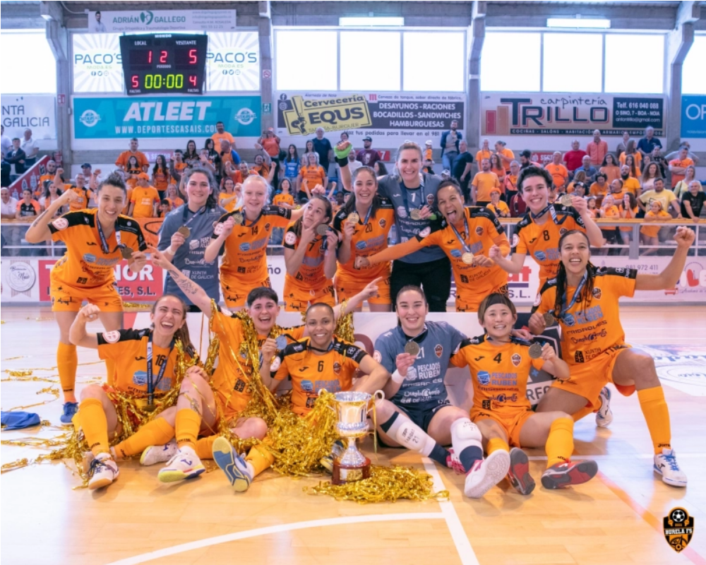 Pescados Rubén Burela Campeonas por Séptima vez de la Copa de Galicia de Fútbol Sala Femenino