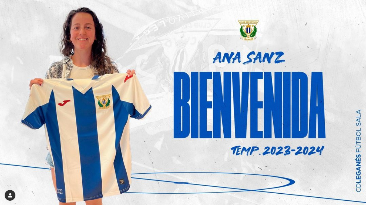 Ana Sanz, fichaje de CD Leganés FSF para la Temporada 2023/2024. Foto: CD Leganés FSF