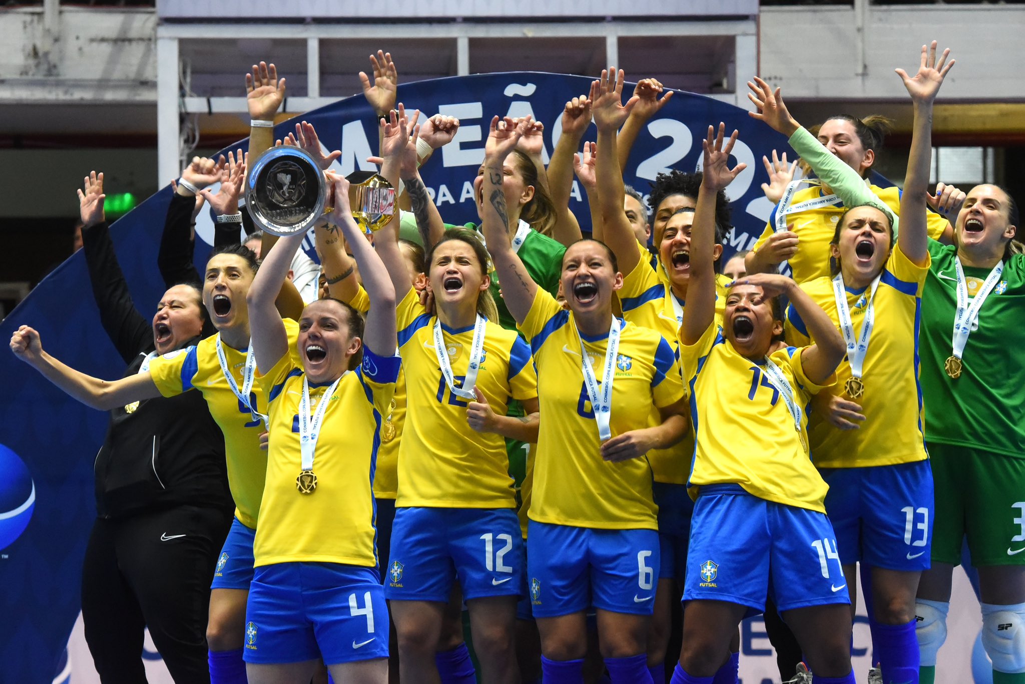 Brasil consigue su séptimo título de Campeonas de la Copa América de Fútbol Sala Femenino