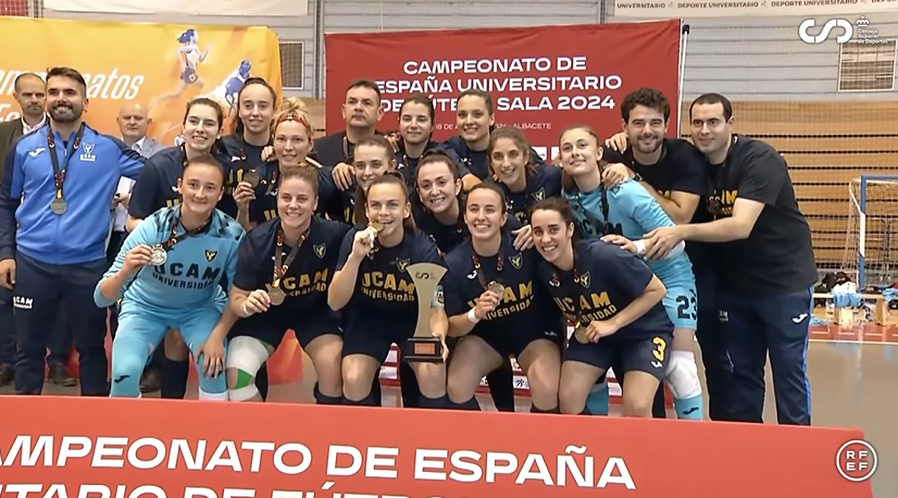 La UCAM Campeona de España Universitaria de Fútbol Sala Femenino